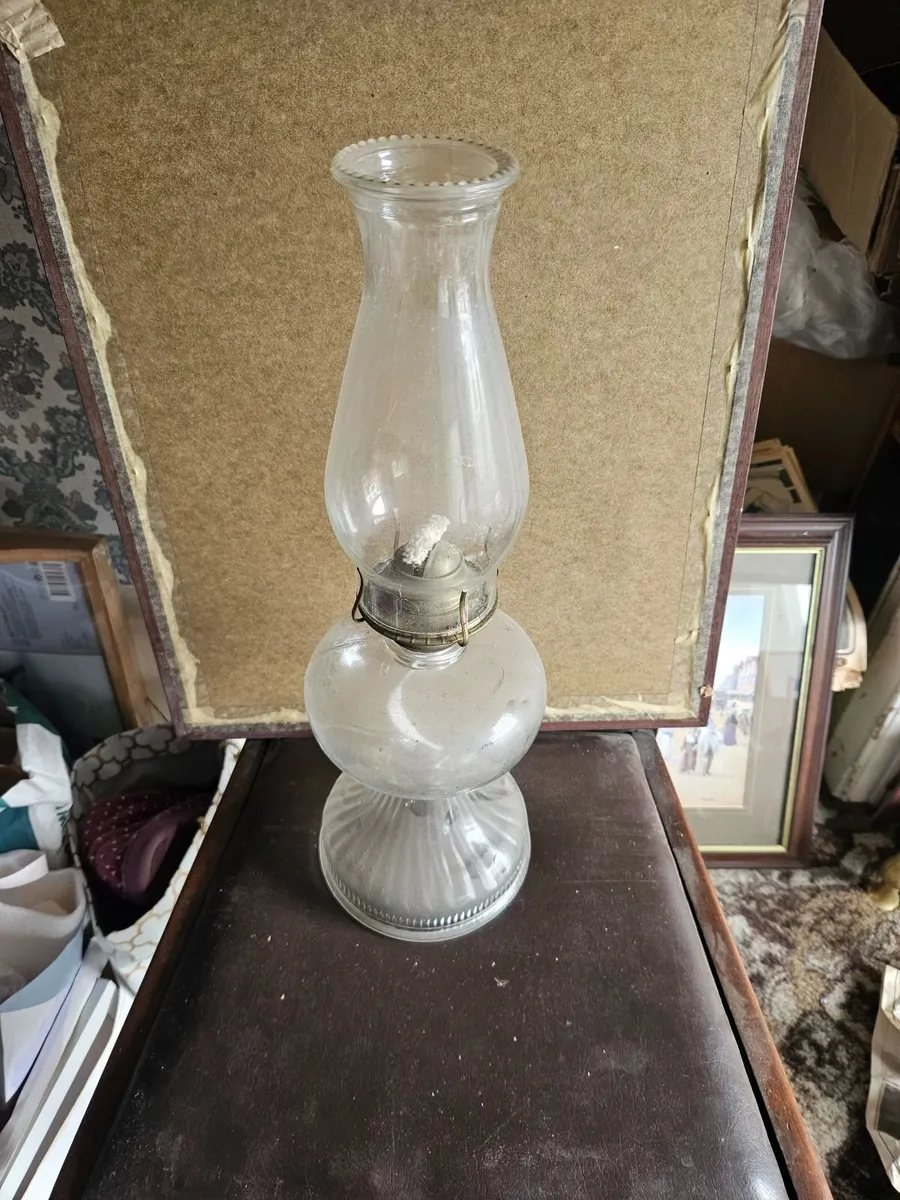 Vintage Oil Lamp - Image 1
