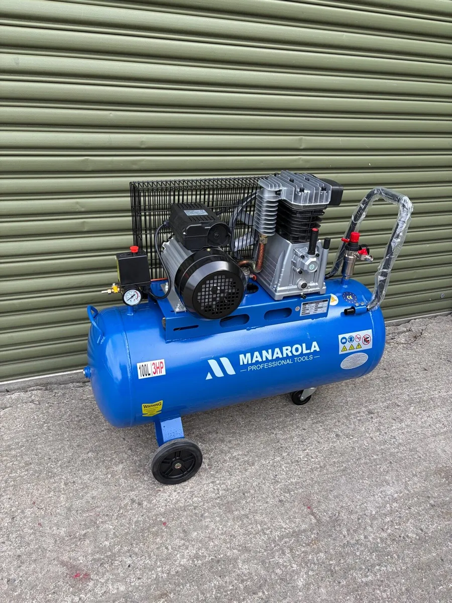 Brand New Manarola 100L Compressor - Image 2