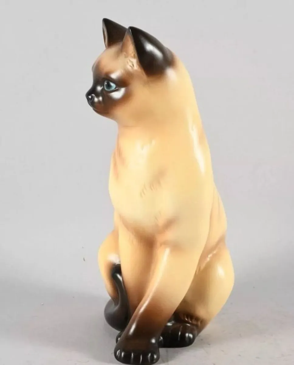 Large Goebel West Germany cat statue - Image 3