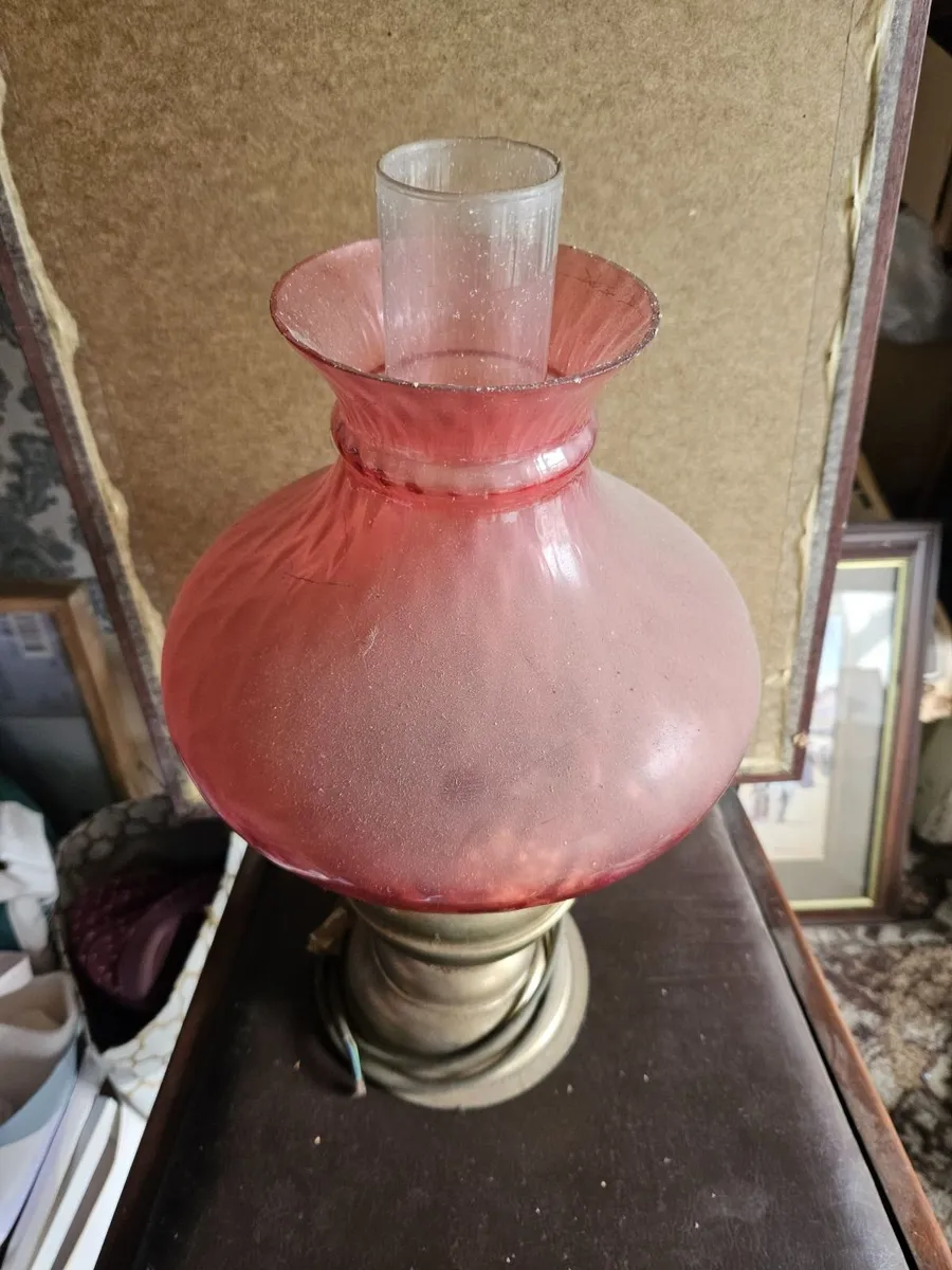 Vintage Oil Lamp Electric Lamp - Image 1