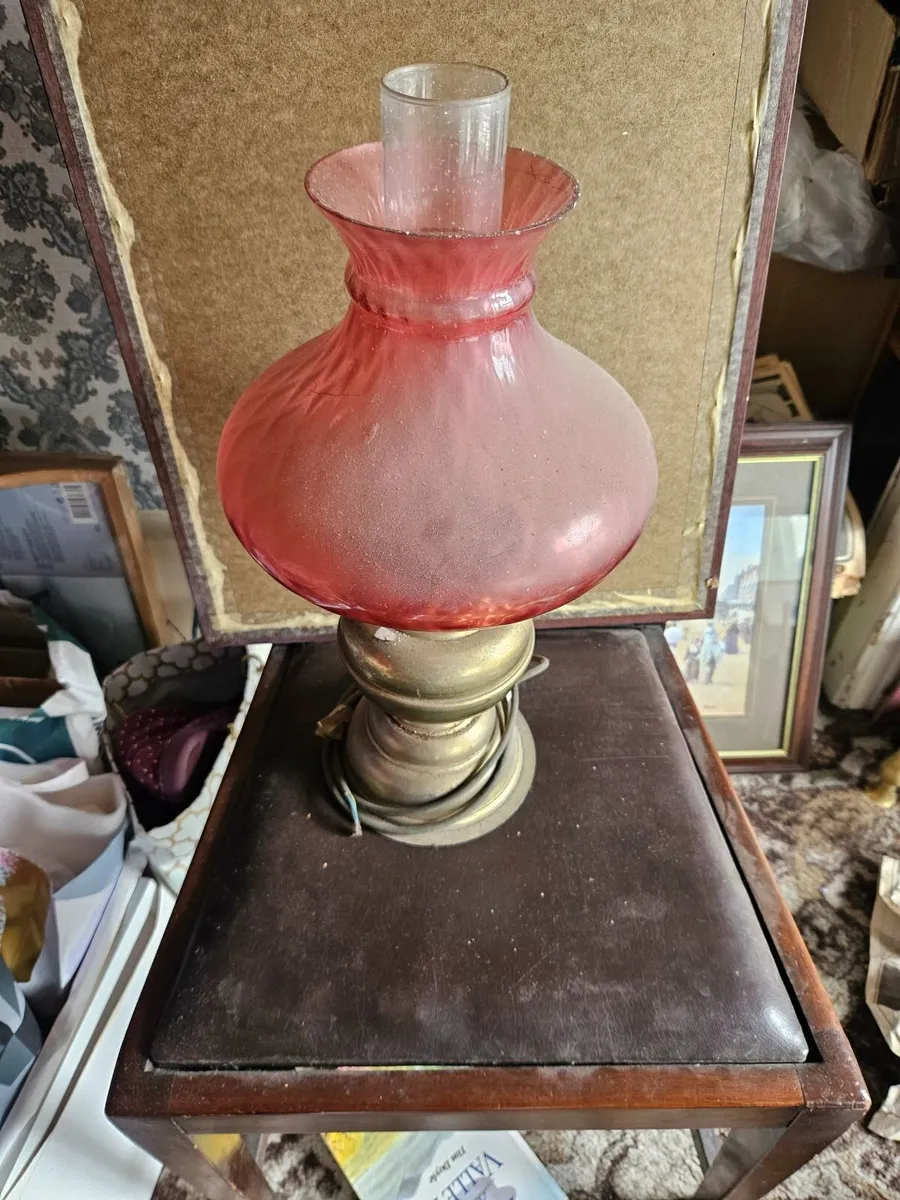 Vintage Oil Lamp Electric Lamp - Image 4