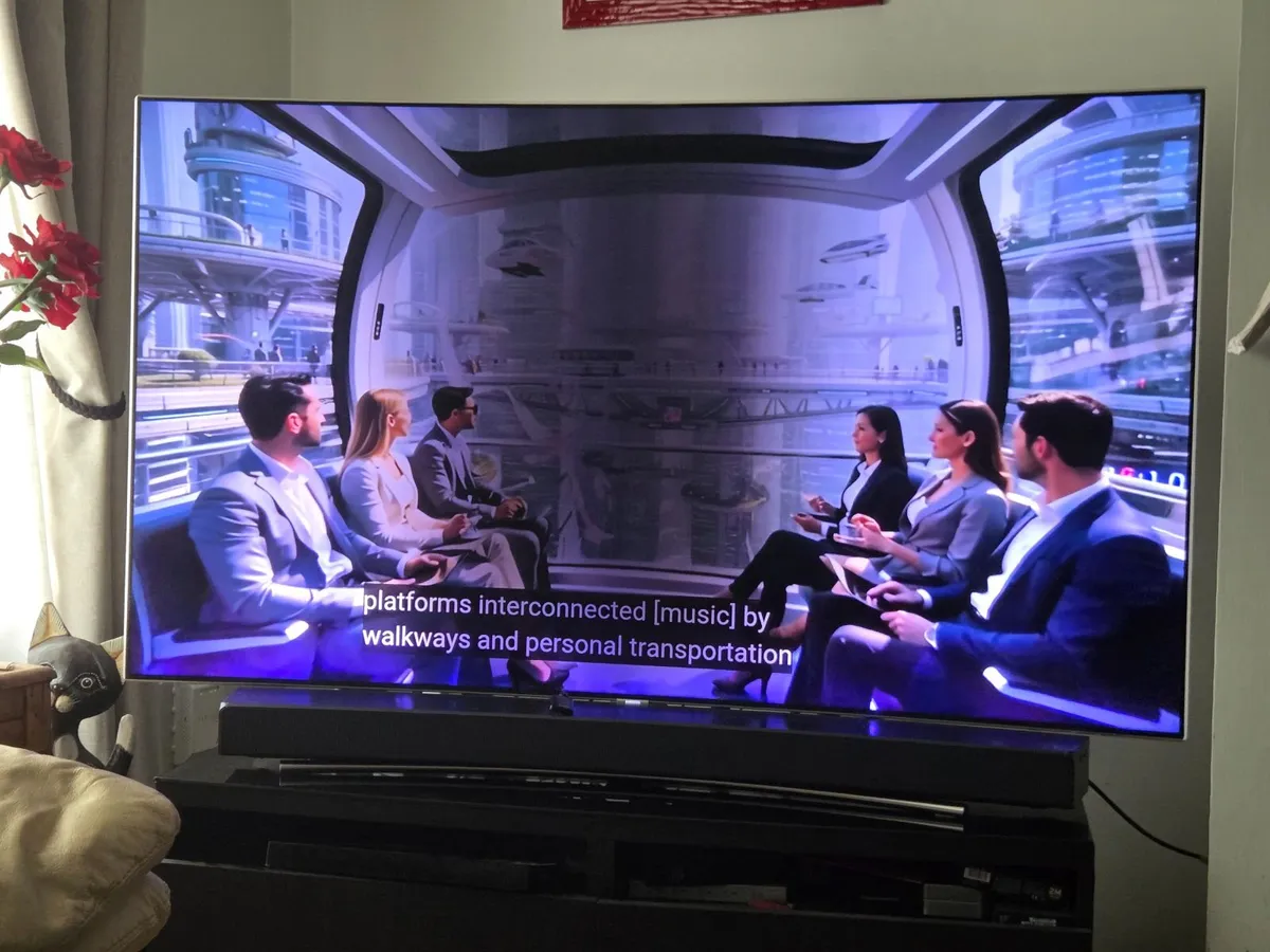 Samsung 65 inch curved TV - Image 1