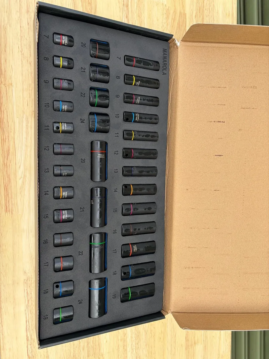 Brand New Manarola 34Pc 3/8” Impact Sockets - Image 2