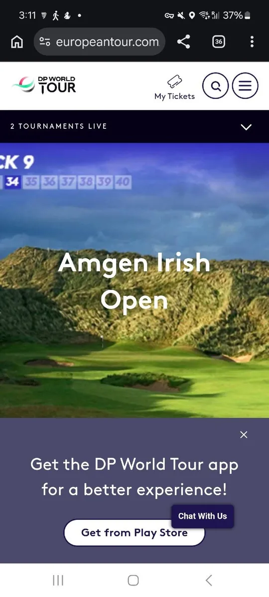 Tickets Golf