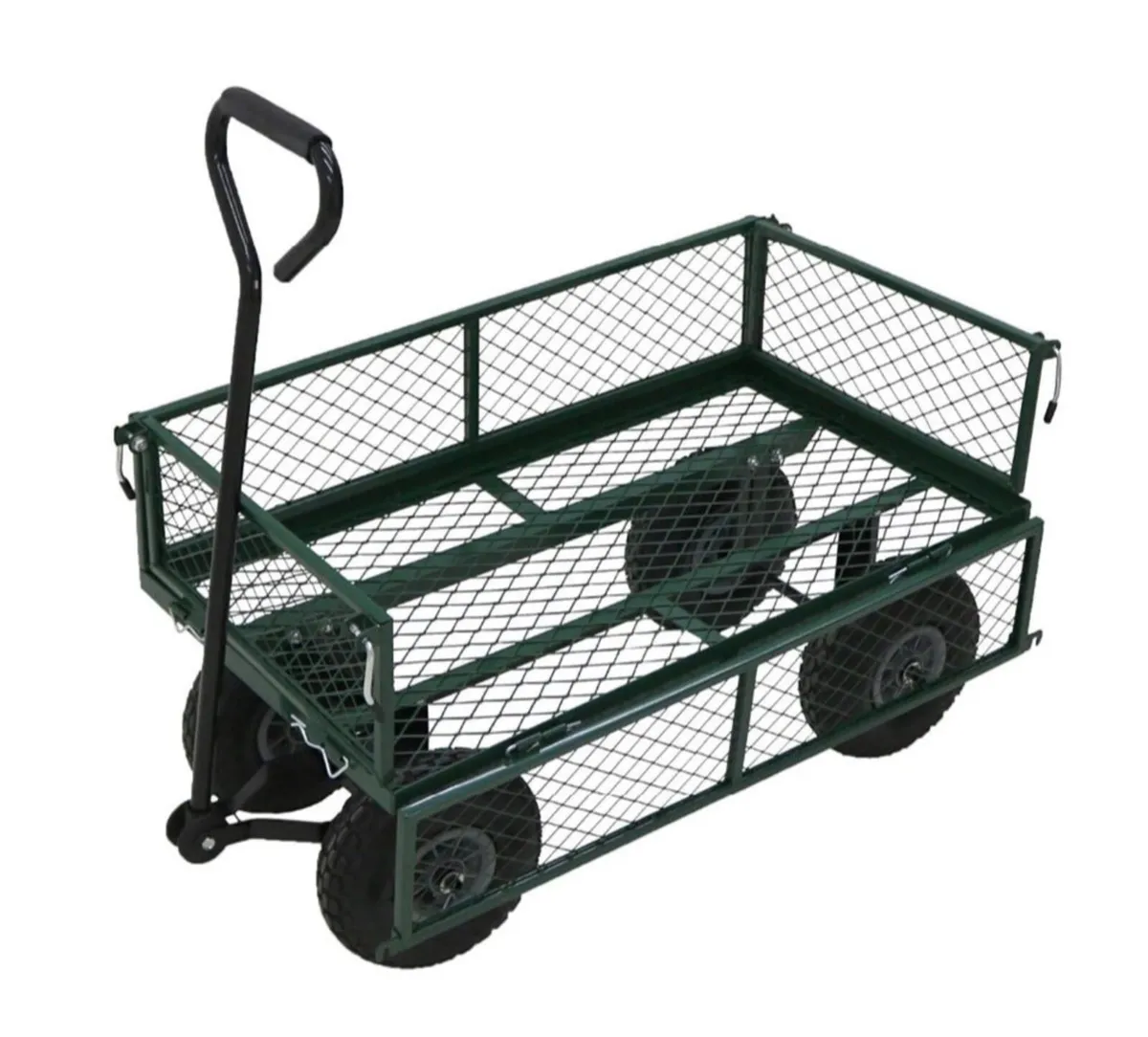 Heavy Duty Metal Garden Cart Trolley 400kg Capacit - Image 2