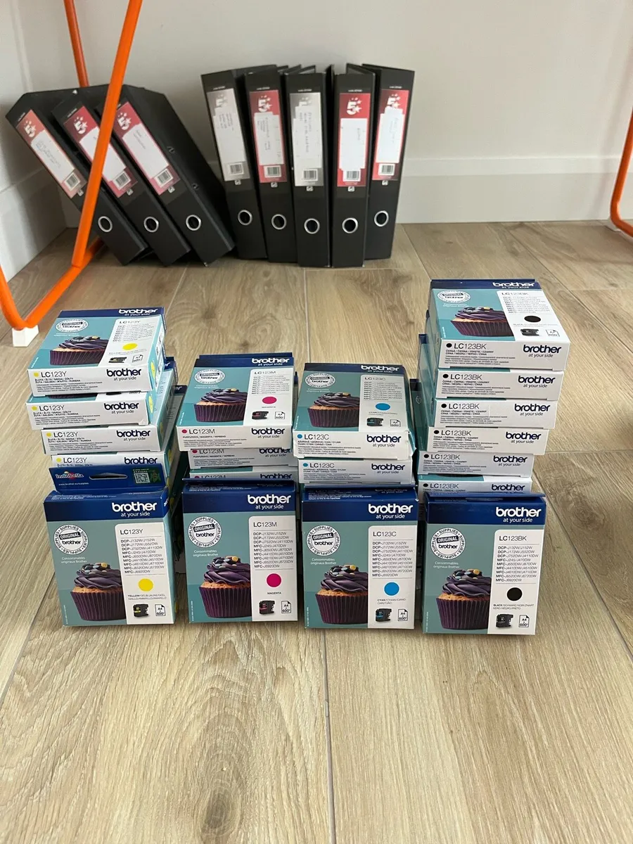 37 Genuine Brother LC123 Ink Cartridges