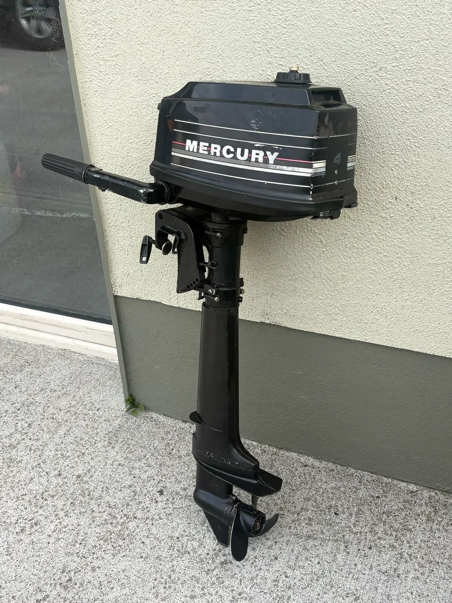 Mercury 4hp outboard - Image 1
