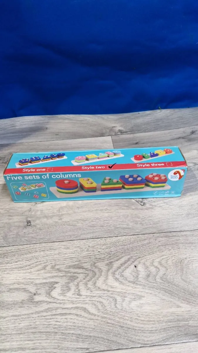 New Wooden Shape Sorter - Image 1