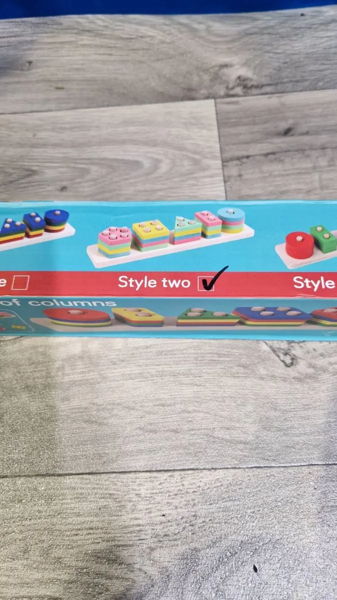 New Wooden Shape Sorter - Image 2