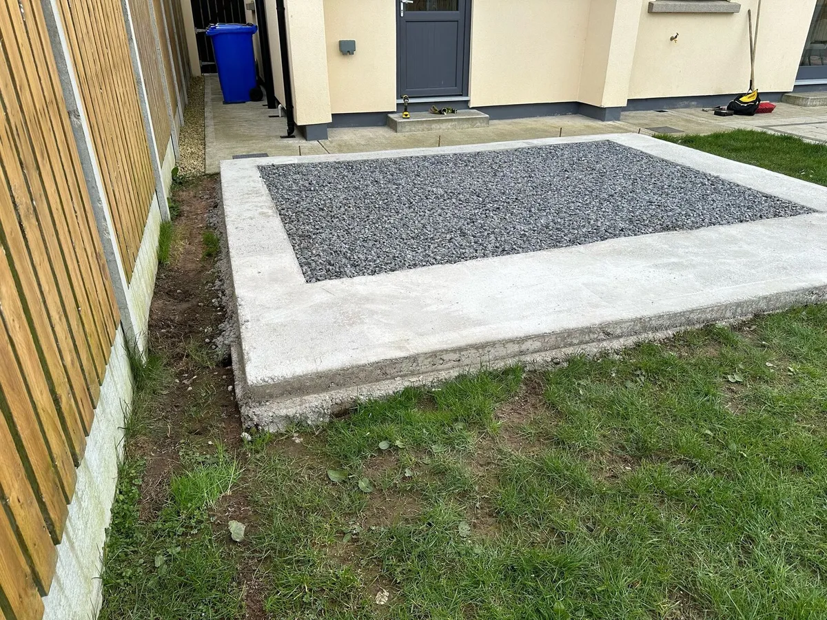 Concrete shed bases - Image 1