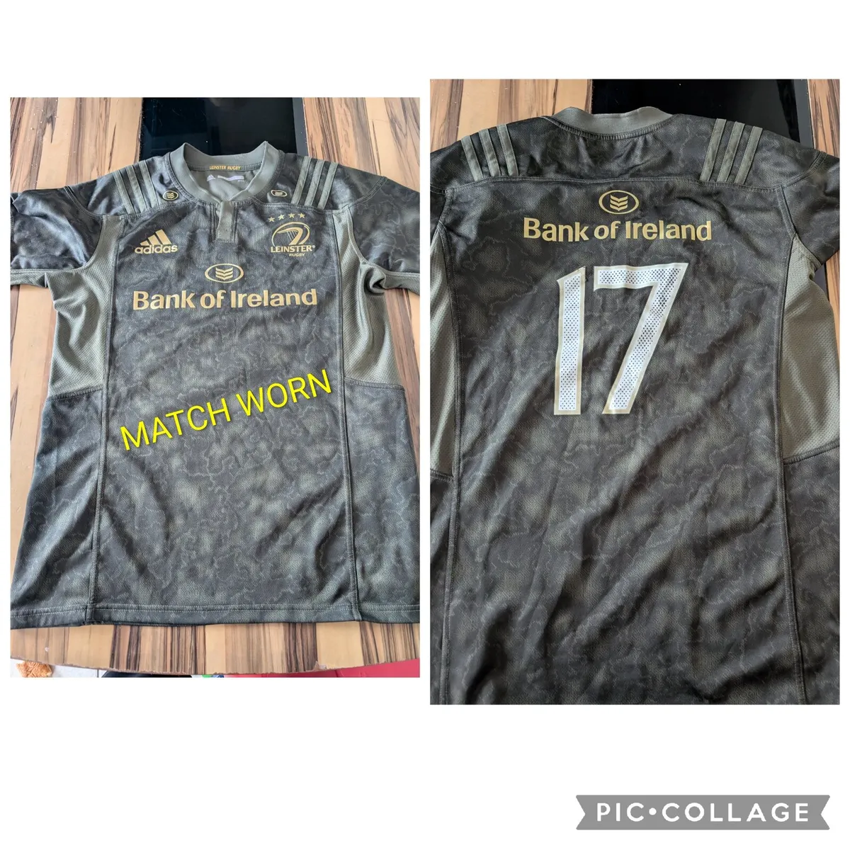 Leinster match worn Rugby jersey - Image 1