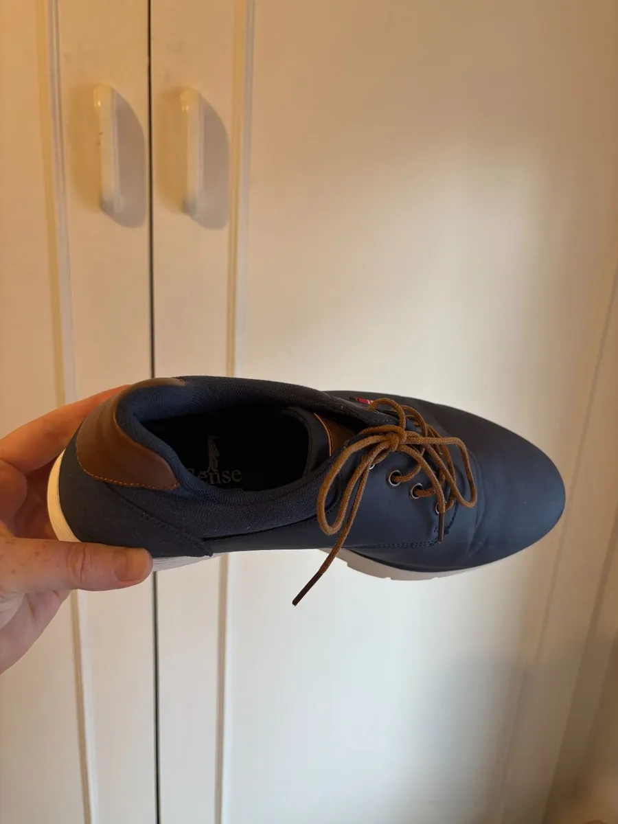 Pair of men's shoes, 6th Sense, Navy Blue - Image 3