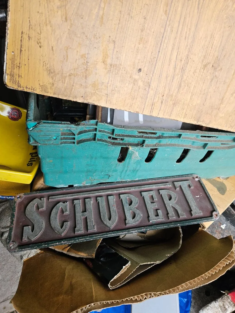 Vintage German Street Sign Schubert - Image 1