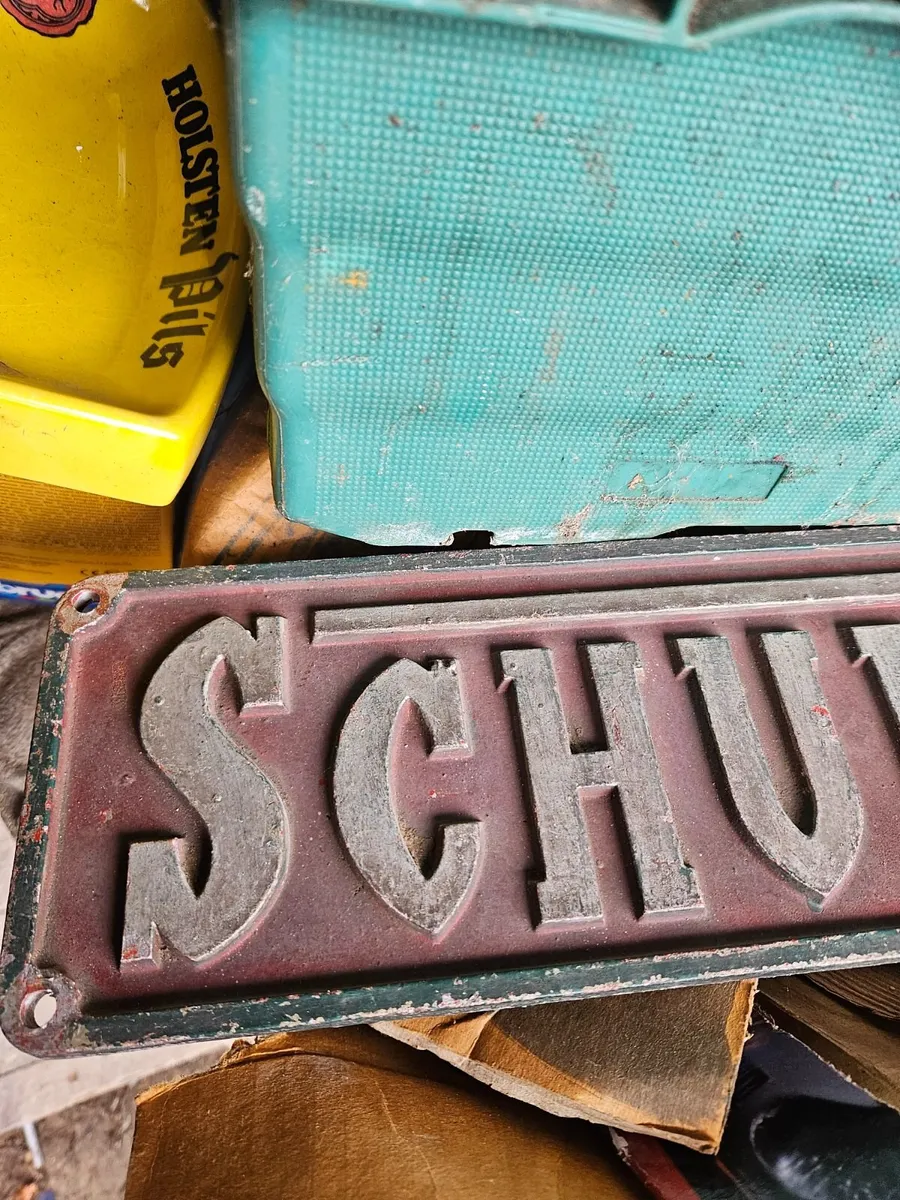 Vintage German Street Sign Schubert - Image 2