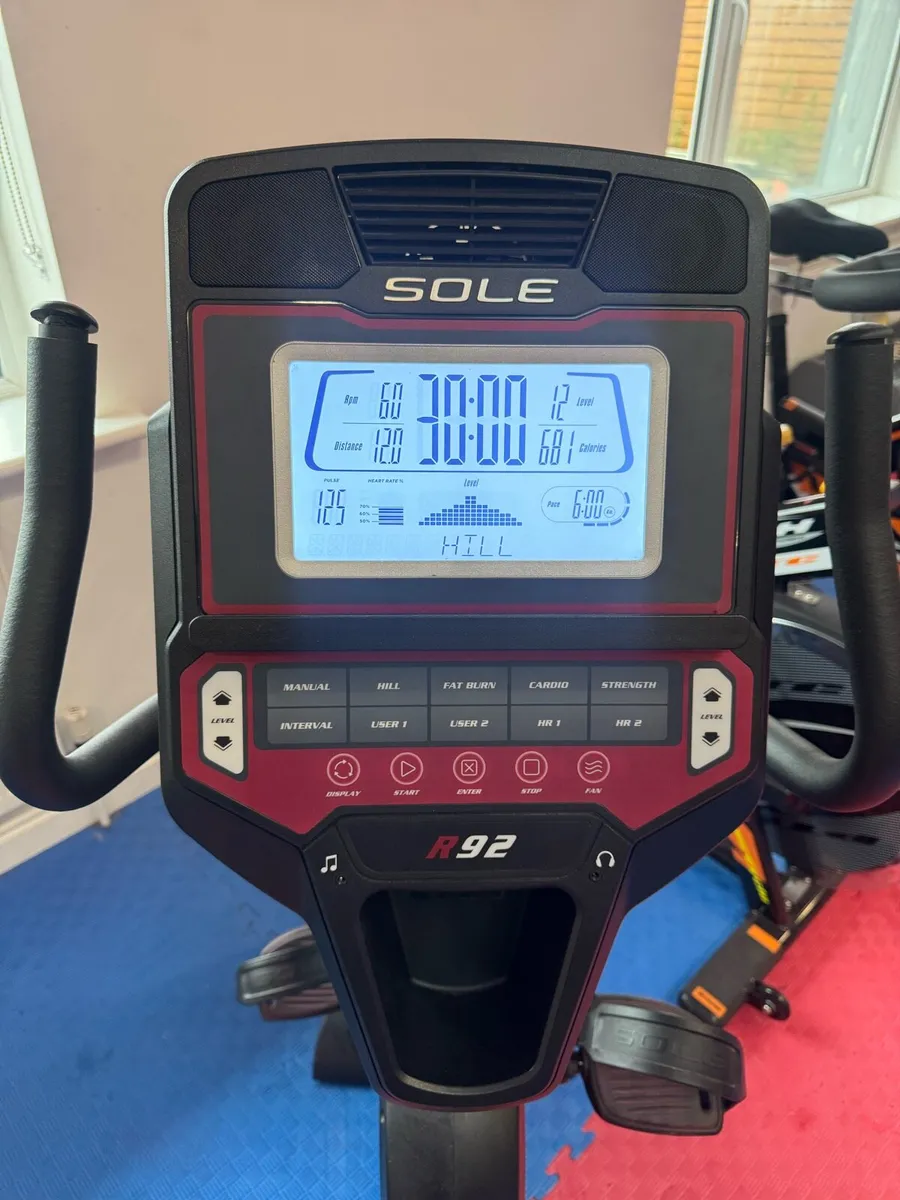 SOLE R92 Recumbent Exercise Bike - Image 1