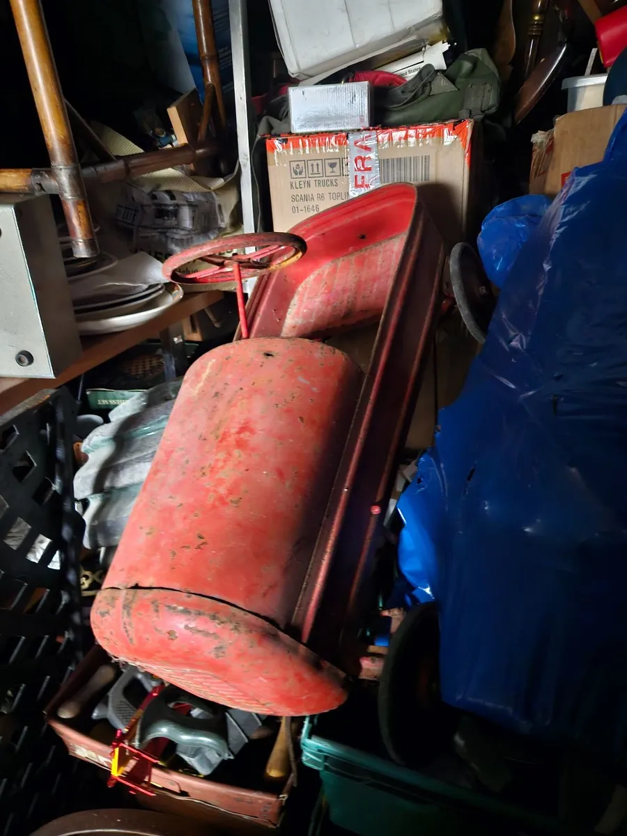 Vintage Triang Pressed Steel Childs Pedal Car - Image 1