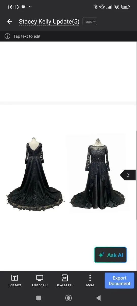 Wedding dress - Image 1