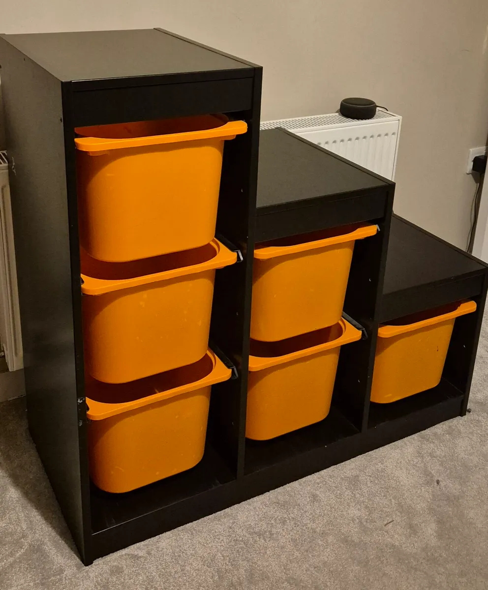 Toy Storage Cabinet / Unit with 6 Storage Boxes - Image 2