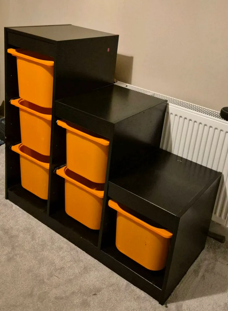 Toy Storage Cabinet / Unit with 6 Storage Boxes - Image 3