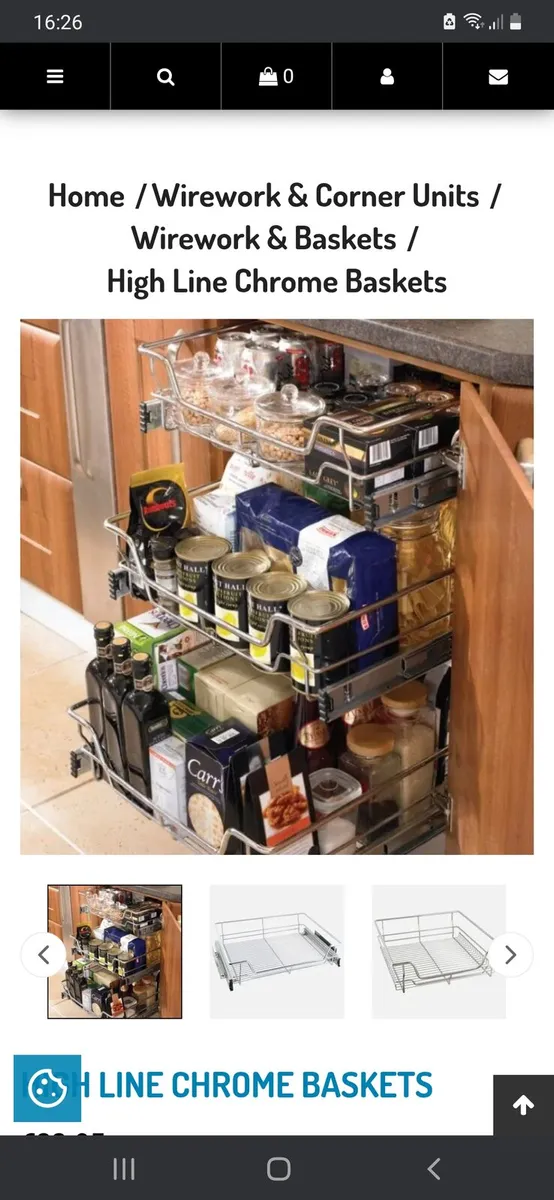 Kitchen cabinet baskets - Image 1