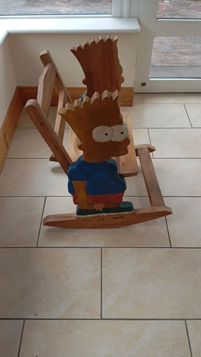 Bart Simpson rocking chair - Image 3