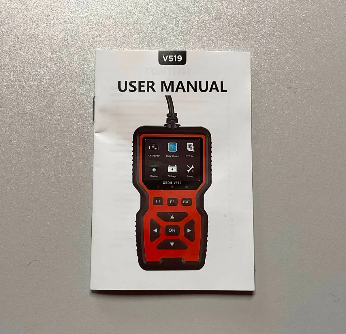 OBD2 V519 Car Diagnostic Scanner – New & Unused - Image 4