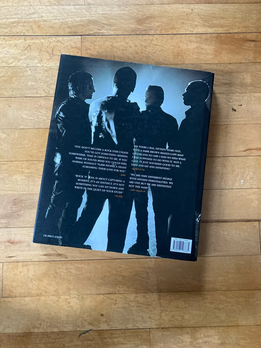 U2 BY U2 book with signatures inside page - Image 4