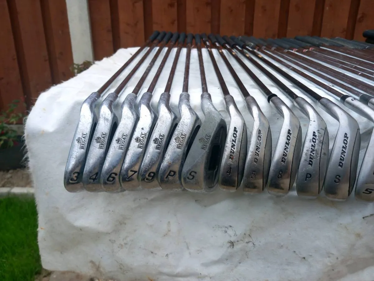 A selection of golf clubs.  Right handed clubs. - Image 4