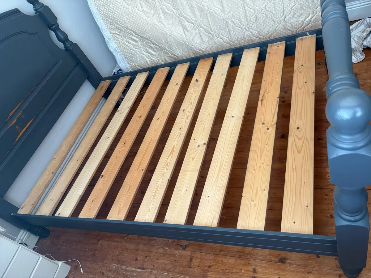 Bed frame ,chest of drawers and 3 bedside drawers - Image 3