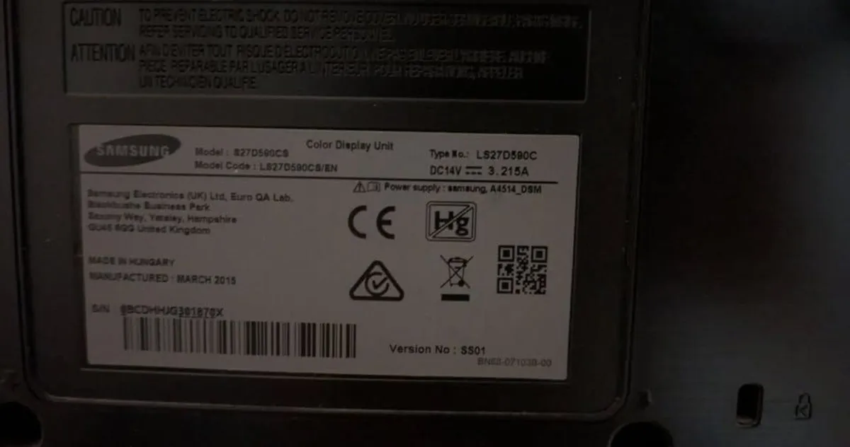 Samsung curved monitor 27 - Image 4