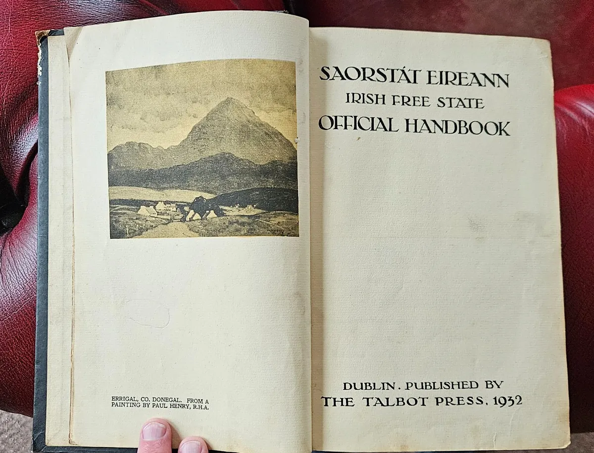 Rare Irish Free State Official Handbook 1932 - Image 2
