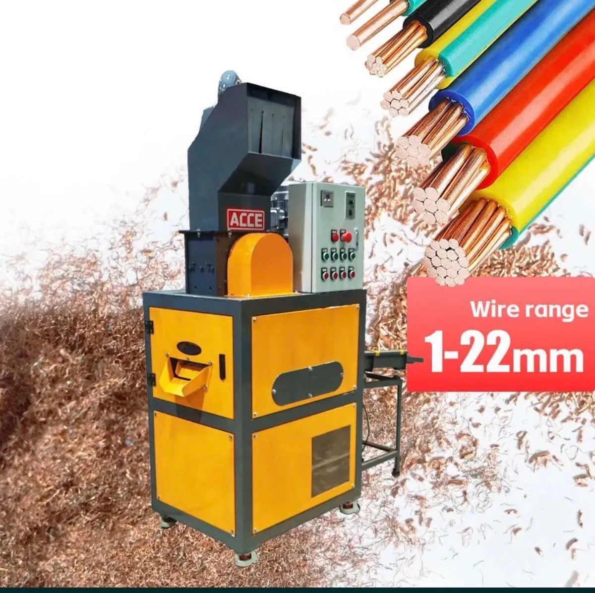 New 5.3kw Professional electric cable granulator - Image 3