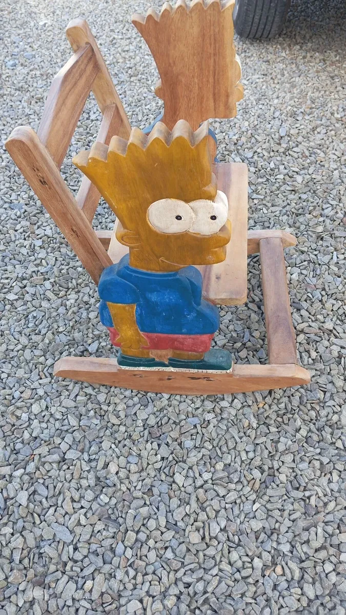 Bart Simpson rocking chair - Image 1