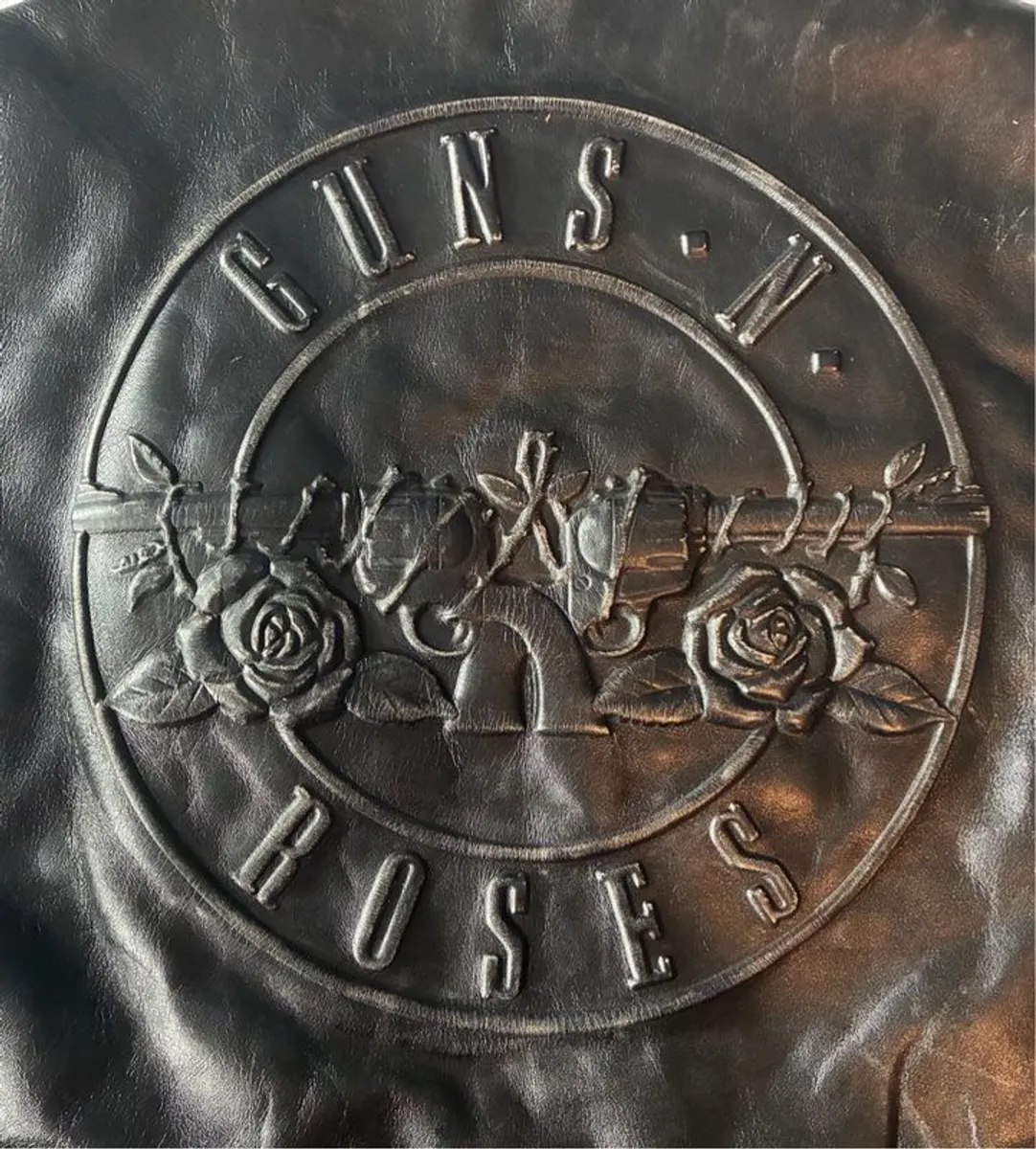 Genuine Speedware Guns N Roses black leather waistcoat - Image 1
