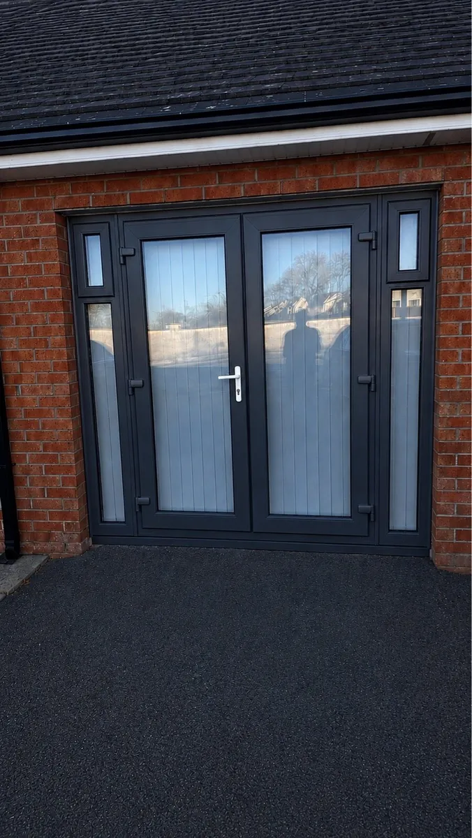 Beautiful Anthacite Grey French Patio Double Door - Image 1