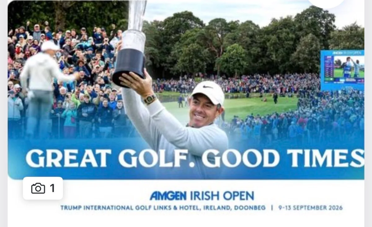 Irish Open Sunday ticket x 1