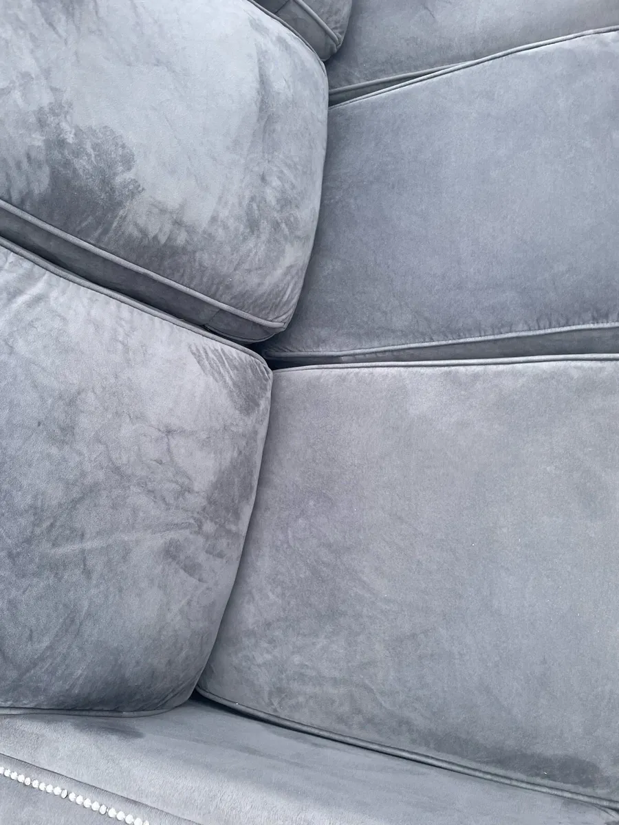 Grey L corner sofa - Image 4