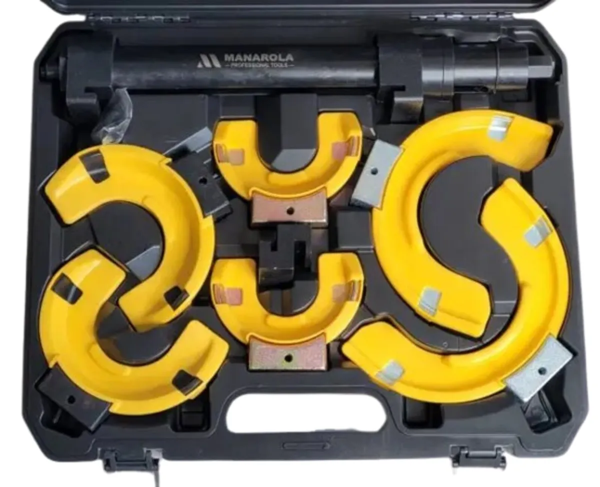 🔧 INTERCHANGEABLE-FORK COIL SPRING COMPRESSOR - Image 1