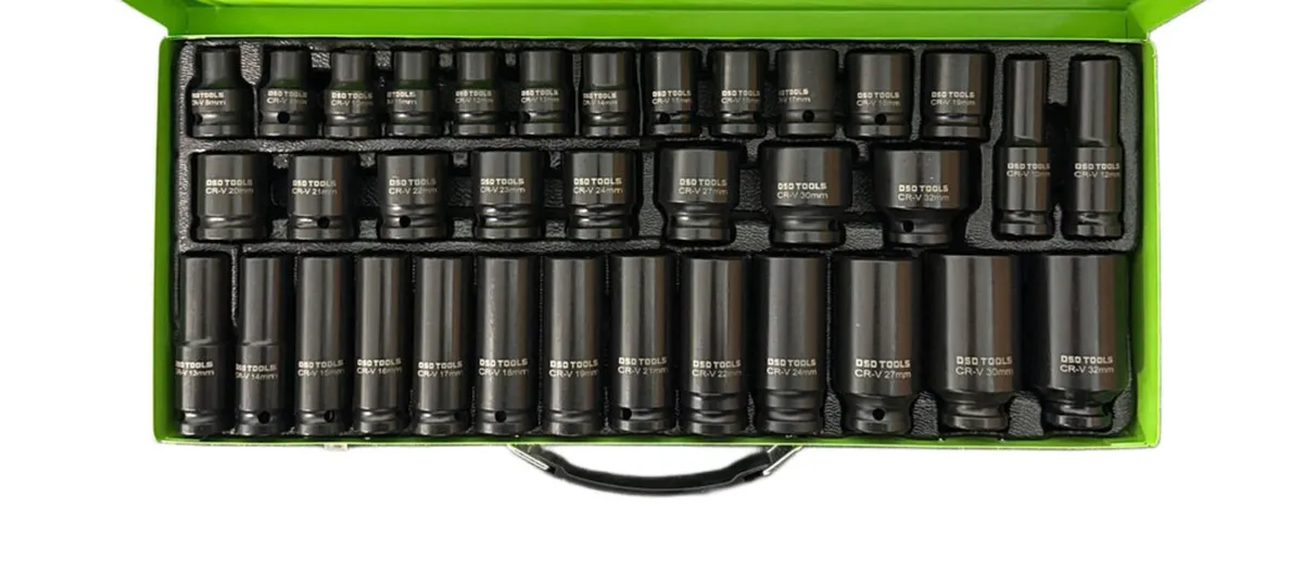 DSD Tools 35-Piece 1/2" Drive Impact Socket Set 🔧 - Image 2