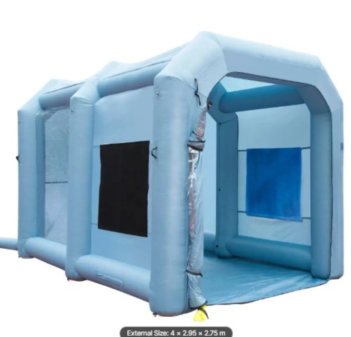 Inflatable Spray Booth Car Paint Tent 396cmx305cm - Image 4