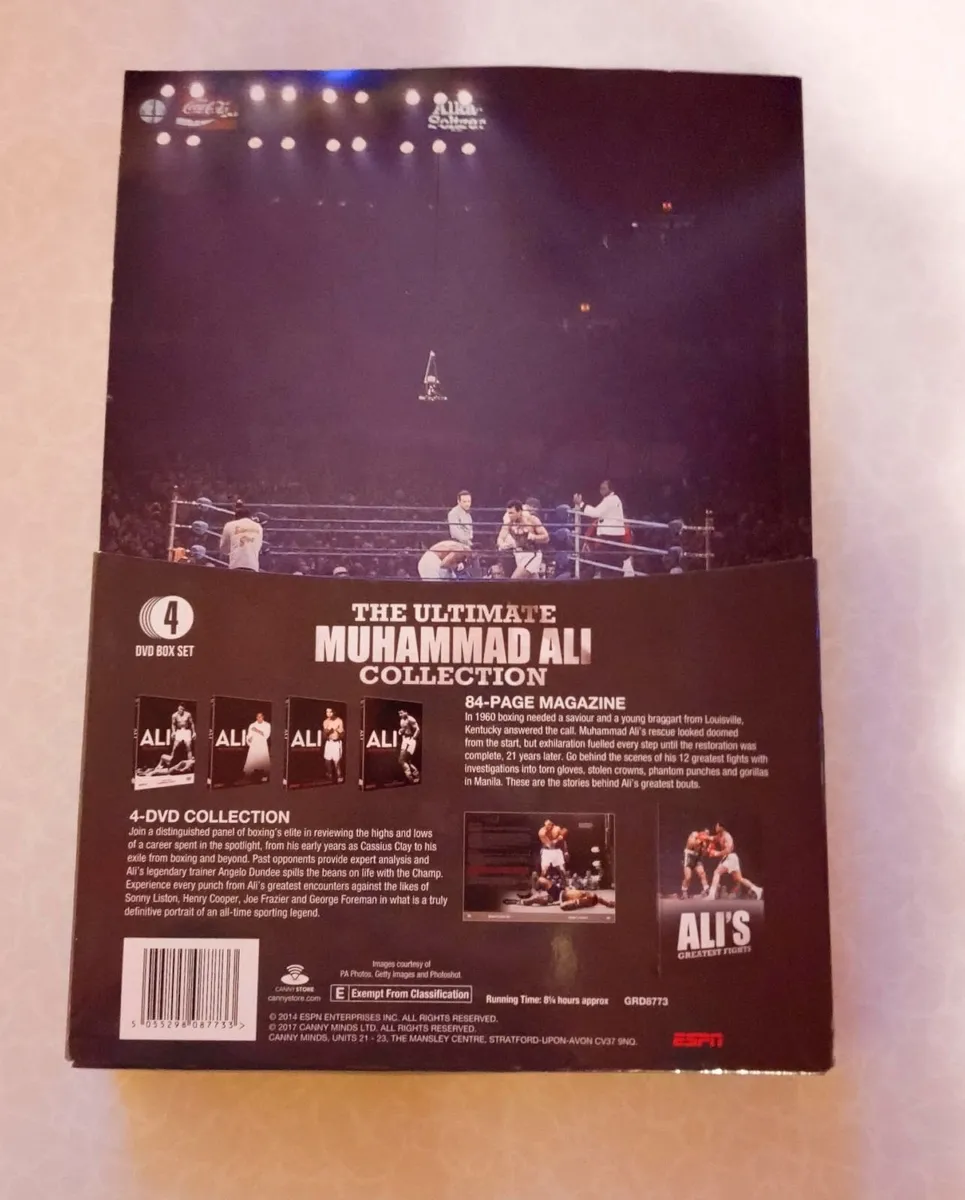 ULTIMATE MUHAMMAD ALI, COLLECTION (BOOK & DVD'S). - Image 3