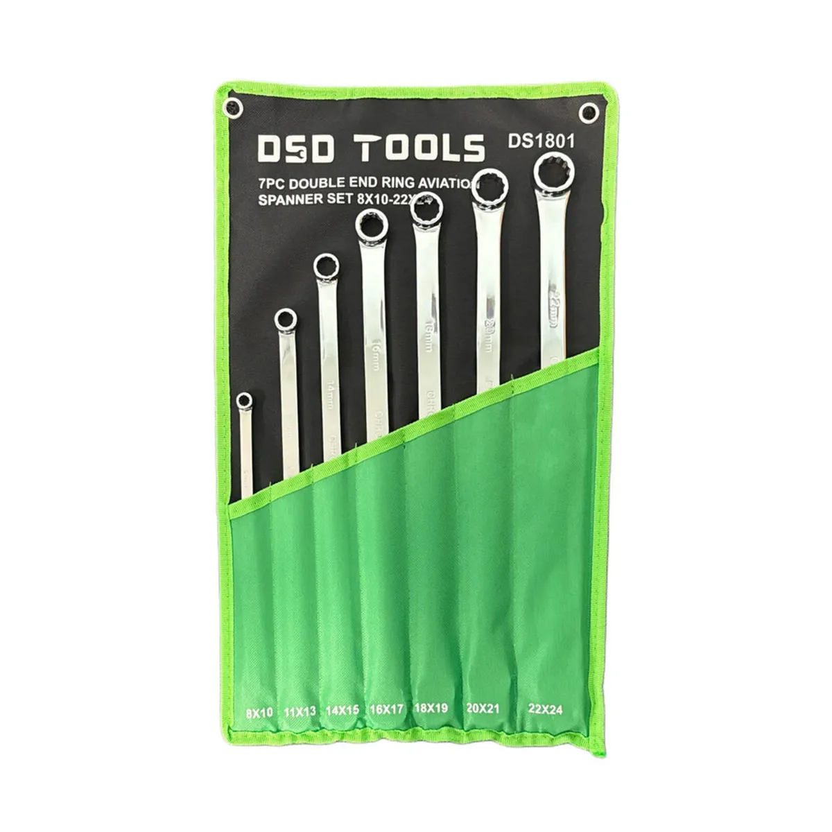 7-Piece Double-End Ring Aviation Spanner Set 🔧 - Image 1