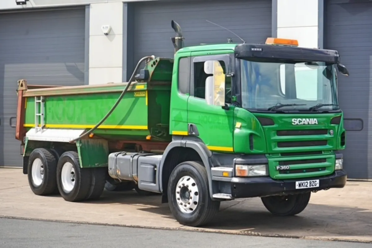 2012 SCANIA P360 6X4 STEEL BODY TIPPER - Image 1