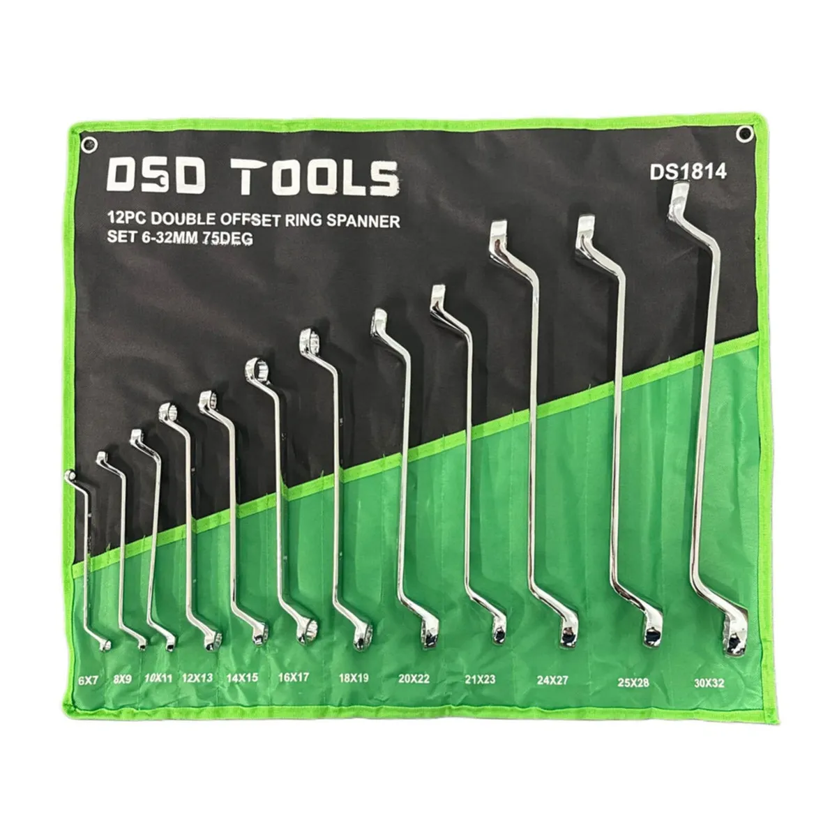 DSD Tools 12-Piece Double Offset Ring Spanner Set - Image 2