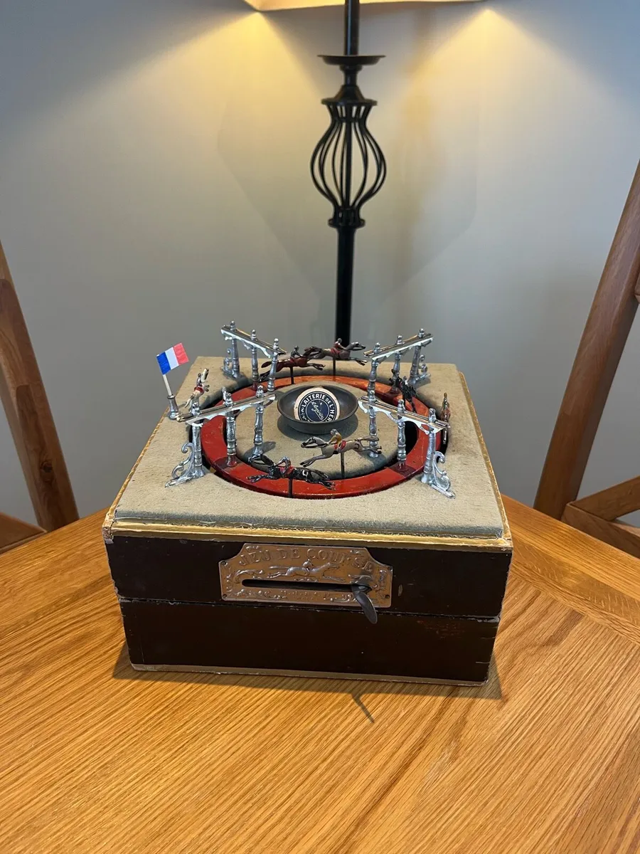 Antique Jeu De Course Horse Racing Parlour Game - Image 2