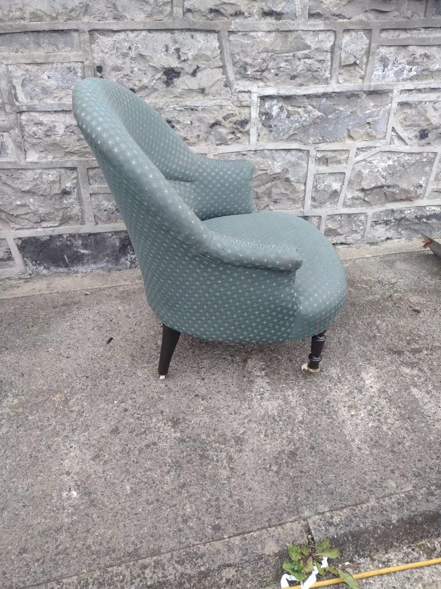 19th century French Napoleon tub chair - Image 2