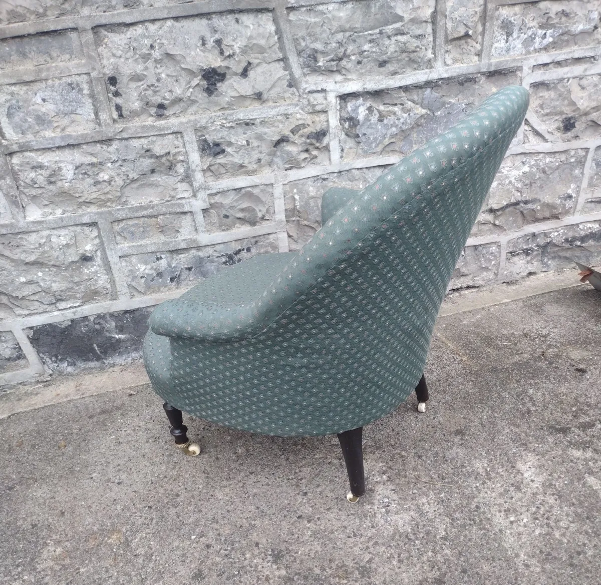 19th century French Napoleon tub chair - Image 4