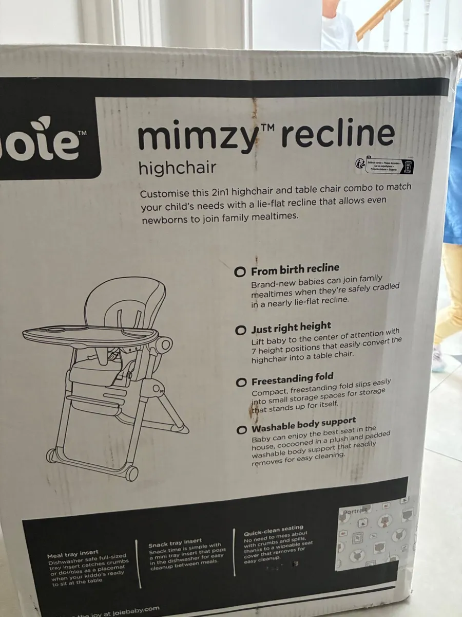 Joie  Mimzy Recline High Chair - Image 2