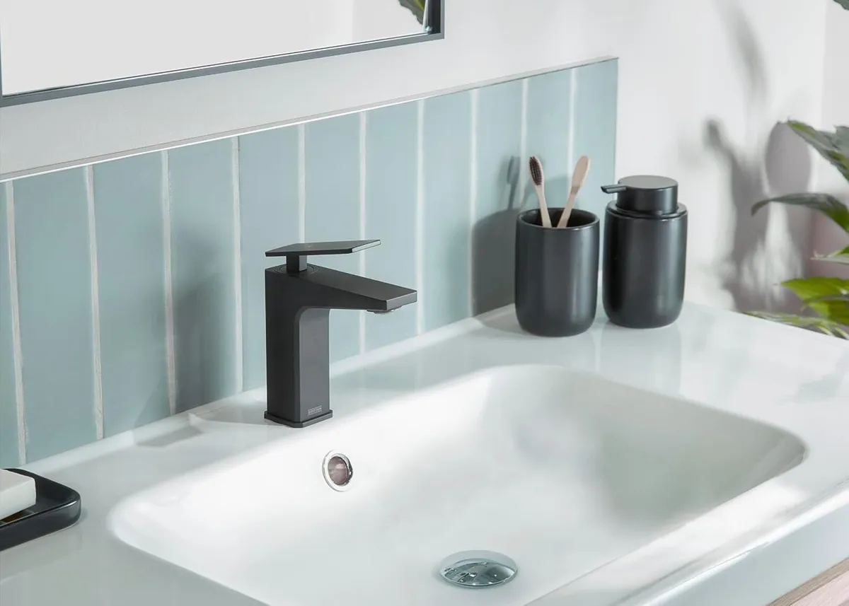 Bathroom Taps Square Basin Mixer Tap - Image 2