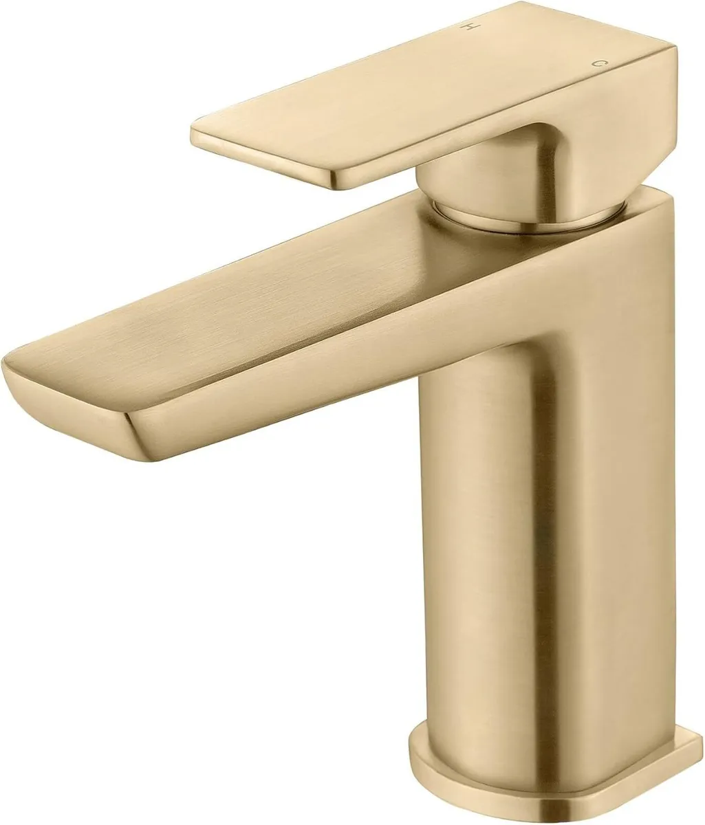 Contemporary Basin Sink Mixer Tap with Pop Up - Image 3
